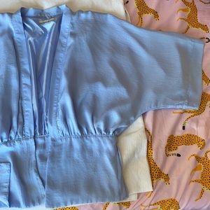 Beauty Baby Blue jacket. So soft in color & fabric